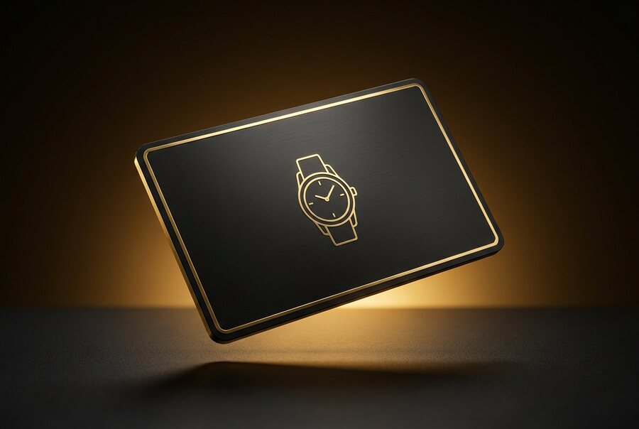 DeedStash card for watches